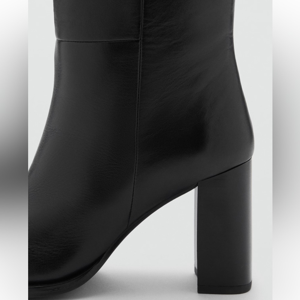 Mango Black Over the Knee Boots - Picture 3 of 8